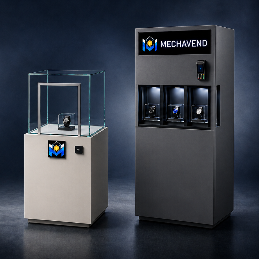 Mechavend robotic vending machines