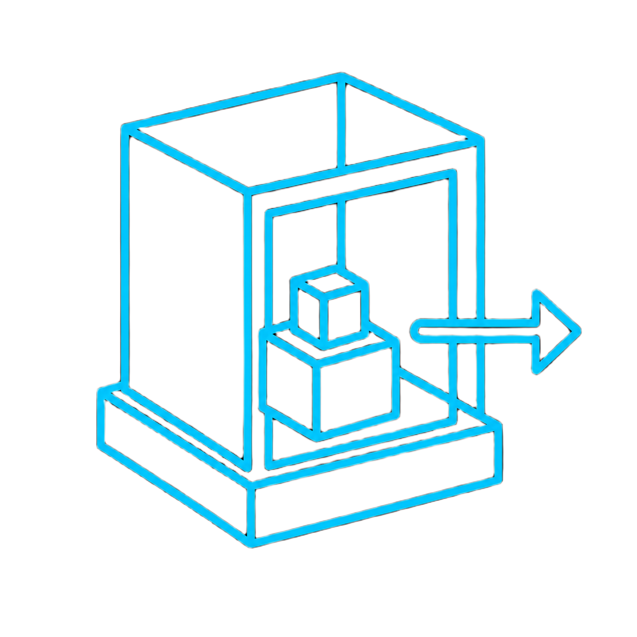 Showcase-based delivery icon